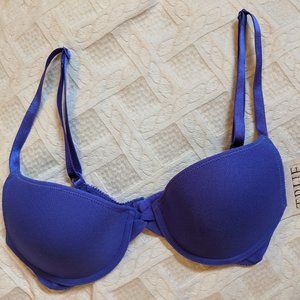 Blue On Gossamer Bra